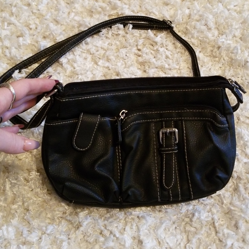 Small unknown brand faux leather purse